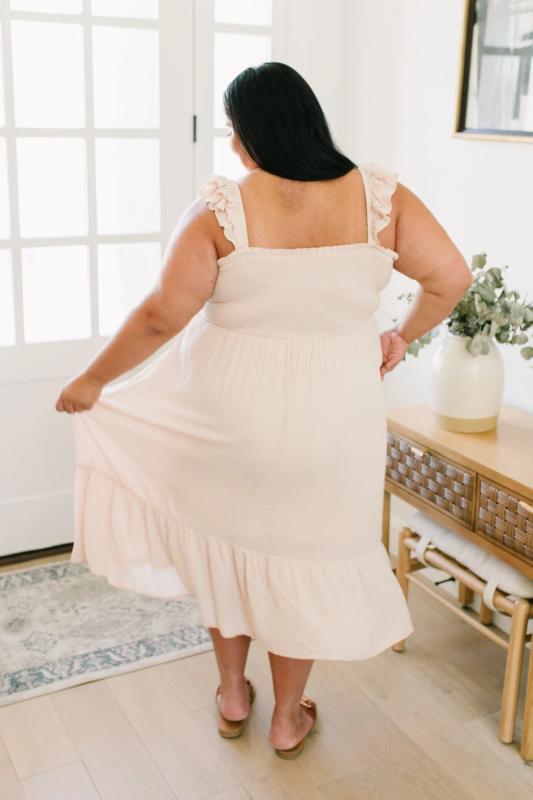 Ave Shops Oatmeal Clear View Dress - Stylish Dresses, Rompers & Jumpsuits 27 Ave Shops Dresses, Rompers, Jumpsuits Clear View Dress In Oatmeal