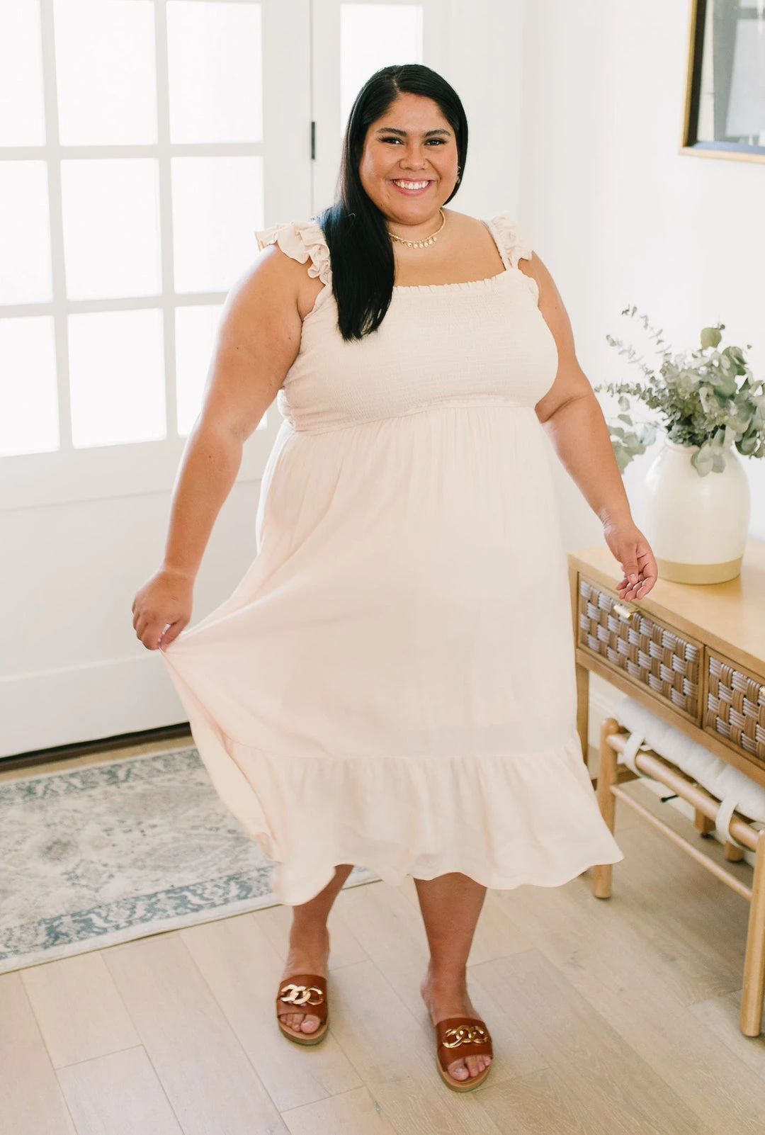 Ave Shops Oatmeal Clear View Dress - Stylish Dresses, Rompers & Jumpsuits 28 Ave Shops Dresses, Rompers, Jumpsuits Clear View Dress In Oatmeal