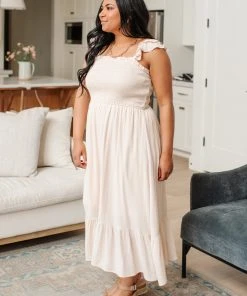 Ave Shops Oatmeal Clear View Dress - Stylish Dresses, Rompers & Jumpsuits 54 Ave Shops Dresses, Rompers, Jumpsuits Clear View Dress In Oatmeal