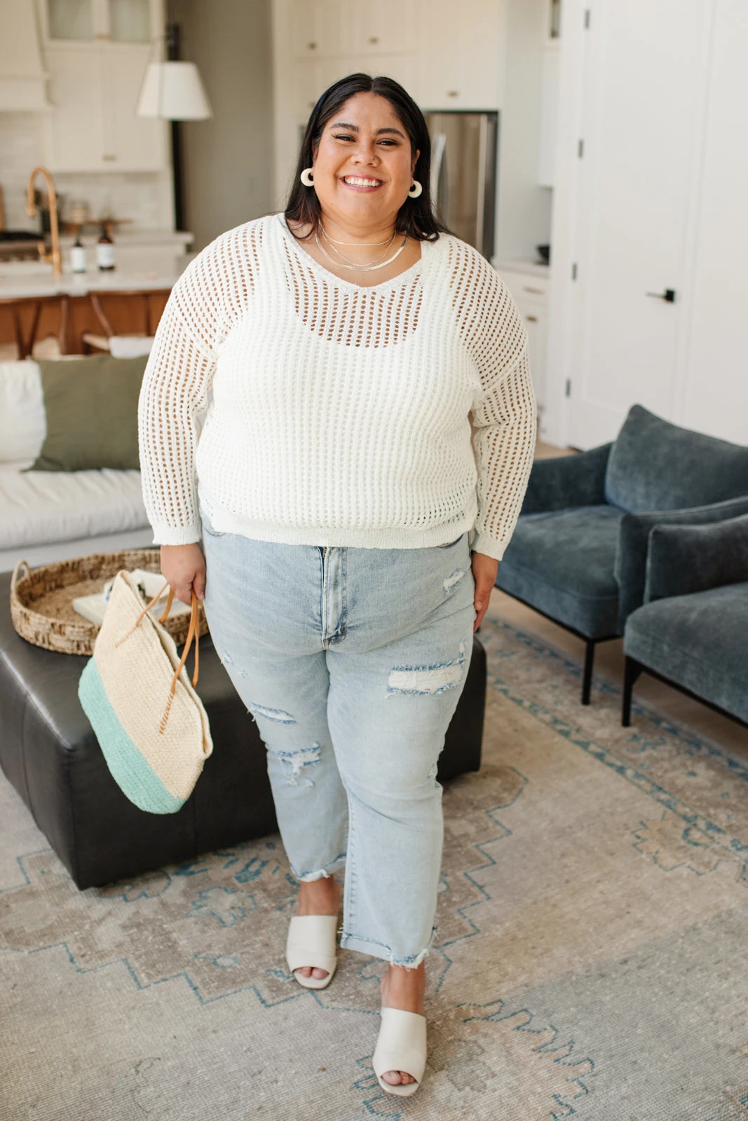 Ave Shops Love On Top Distressed Jeans | Trendy Women's Denim Jeans | Bottoms & Jeans 5 Ave Shops Love On Top Distressed Jeans Bottoms & Jeans