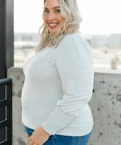 Ave Shops Long Sleeve Tops Cloud Watching Top
