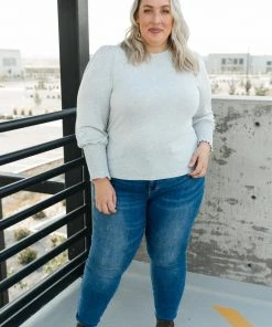 Ave Shops Long Sleeve Tops Cloud Watching Top