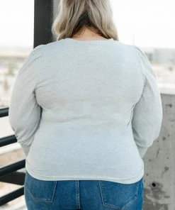 Ave Shops Long Sleeve Tops Cloud Watching Top