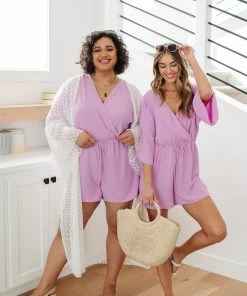 Ave Shops Beachside Babe Kimono In Ivory