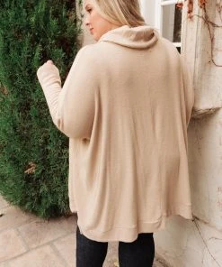 Ave Shops Cobblestone Cowl Neck Sweater – Stylish Long Sleeve Top for Women 22 Ave Shops Clothing Cobblestone Cowl Neck Sweater