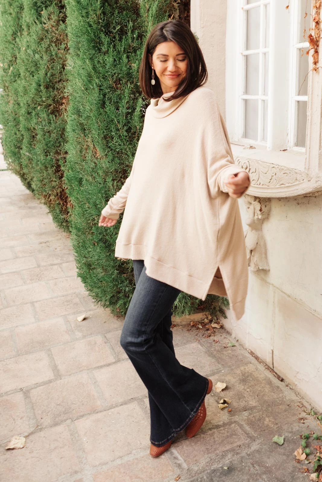 Ave Shops Cobblestone Cowl Neck Sweater – Stylish Long Sleeve Top for Women 5 Ave Shops Clothing Cobblestone Cowl Neck Sweater