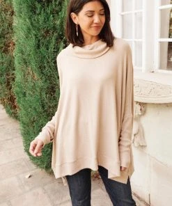 Ave Shops Clothing Cobblestone Cowl Neck Sweater