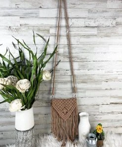 MEGA SALE: Cocoa Macramé Small Crossbody Handbag with Tassels & Fringe -The Cinchy Cowgirl Store CocoaMacrameSmallCrossbodyHandbag1 1080x