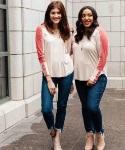 Ave Shops Coffee Date V Neck Top Clothing