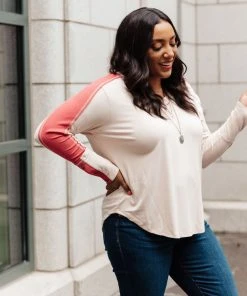 Ave Shops Coffee Date V Neck Top - Stylish Long Sleeve Tops for Women 18 Ave Shops Coffee Date V Neck Top Clothing