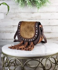 Trenditions Cognac Fringe Crossbody Handbag - Stylish & Functional 9 Trenditions Cognac Fringe Crossbody Handbag