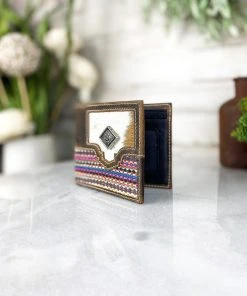 Myra Handbags & Wallets Colorful Cowhide Bi-Fold Wallet