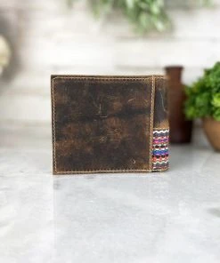 Myra Handbags & Wallets Colorful Cowhide Bi-Fold Wallet