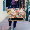 Sixtease Colorful Keeper Cowhide Weekender Bag