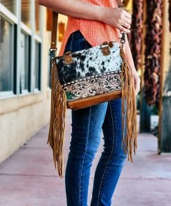 Myra Concealed Carry Ailee Cowhide Handbag Handbags & Wallets