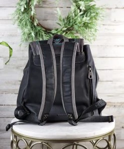 Montana West Handbags & Wallets Concealed Carry Black Floral Backpack