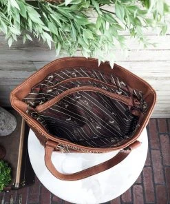 Montana West Concealed Carry Brown Alexa Handbag & Wallet Set - Stylish & Functional 14 Montana West Concealed Carry Brown Alexa Handbag & Wallet Handbags & Wallets