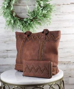 Montana West Concealed Carry Brown Alexa Handbag & Wallet Set - Stylish & Functional 11 Montana West Concealed Carry Brown Alexa Handbag & Wallet Handbags & Wallets