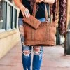 Montana West Concealed Carry Brown Alexa Handbag & Wallet Handbags & Wallets