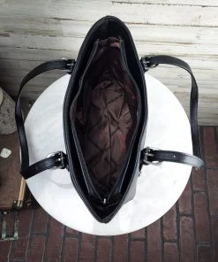 Montana West Concealed Carry Black Aztec Tote with Mini Tote - MEGA SALE -The Cinchy Cowgirl Store ConcealedCarryBrownAztecTote MiniTote 7 1080x