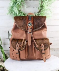 Montana West Concealed Carry Brown Cowhide Backpack – Stylish & Functional – MEGA SALE -The Cinchy Cowgirl Store ConcealedCarryBrownCowhideBackpack 1080x