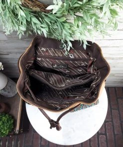 Montana West Handbags & Wallets Concealed Carry Brown Floral Backpack