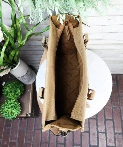 American Darling Handbags & Wallets Concealed Carry Brown Tooled Tote Handbag