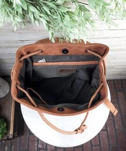 Montana West Brown Turquoise Concealed Carry Backpack - Stylish & Functional Handbag 11 Montana West Concealed Carry Brown Turquoise Pattern Backpack