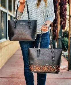 Montana West Concealed Carry Coffee Aztec Tote (+ Mini Tote) >> MEGA SALE <<