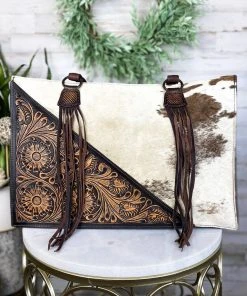 American Darling Concealed Carry Cowhide Leather Tassel Handbag