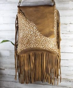 American Darling Concealed Carry Deer Fringe Crossbody Handbag Handbags & Wallets