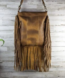 American Darling Concealed Carry Deer Fringe Crossbody Handbag Handbags & Wallets
