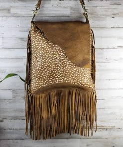American Darling Concealed Carry Deer Fringe Crossbody Handbag Handbags & Wallets