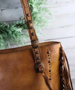 Montana West Concealed Carry Distressed Brown Tote Handbag - MEGA SALE -The Cinchy Cowgirl Store ConcealedCarryDistressedBrownToteHandbag1 1080x