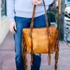 Montana West >> MEGA SALE << Concealed Carry Distressed Brown Tote Handbag