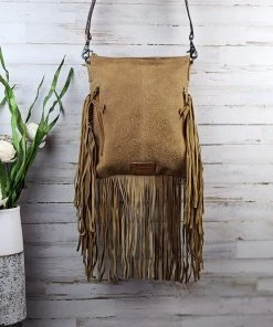American Darling Concealed Carry Georgia Brown Fringe Handbag