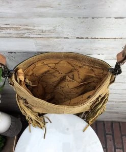 American Darling Concealed Carry Georgia Brown Fringe Handbag