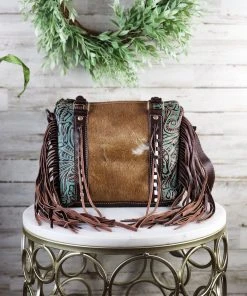 Myra Handbags & Wallets Concealed Carry Lopin' Cowhide Crossbody Handbag