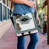 Myra Concealed Carry Moonlight Cowhide Aztec Handbag