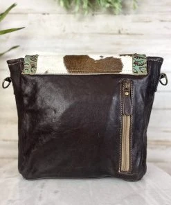 Myra Concealed Carry Moonlight Cowhide Aztec Handbag - Stylish & Functional Crossbody Tote 14 Myra Concealed Carry Moonlight Cowhide Aztec Handbag
