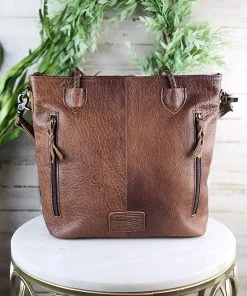 American Darling Concealed Carry Multi Cowhide Ace Tote Crossbody Handbag Handbags & Wallets