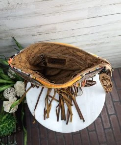 Concealed Carry Orange Aztec Fringe Handbag | American Darling MEGA SALE -The Cinchy Cowgirl Store ConcealedCarryOrangeAztecFringeHandbag4 1080x