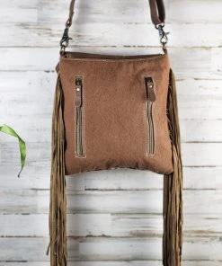 Myra Handbags & Wallets Concealed Carry Rocky Aztec Fringe Crossbody Handbag