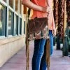 Myra Handbags & Wallets Concealed Carry Rocky Aztec Fringe Crossbody Handbag
