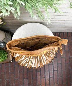 American Darling Concealed Carry Sunflower Tooled Fringe Handbag Handbags & Wallets