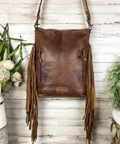 American Darling Concealed Carry Tad Bit Tooled Fringe Handbag Handbags & Wallets