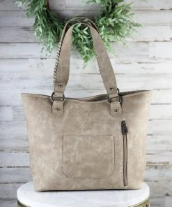 Montana West Concealed Carry Tan Embroidered Aztec Tote Handbag New Arrivals