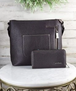 Montana West Concealed Carry Turquoise Metallic Cowhide Hobo Wallet & Handbag Handbags & Wallets