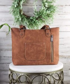 Montana West Handbags & Wallets Concealed Carry Turquoise Pattern Handbag & Wallet