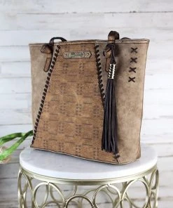 Trenditions Concealed Carry Zoey Aztec Tote Handbag Handbags & Wallets